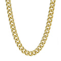 18KT Gold Plated Groumette Chain Toggle Necklace Y1217