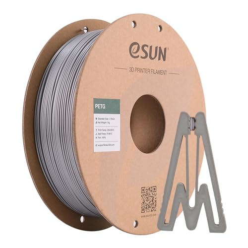 PETG 3D Printer Filament 1.75mm 1KG Spool Solid Black T6496