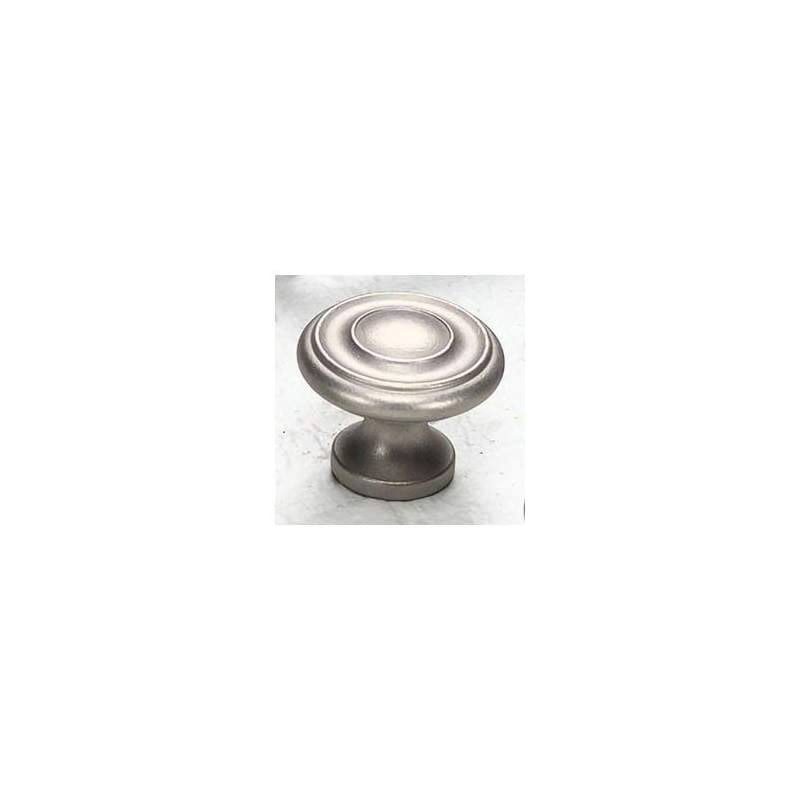 1-1/2 inch Mushroom Cabinet Knob Distressed Nickel S6909