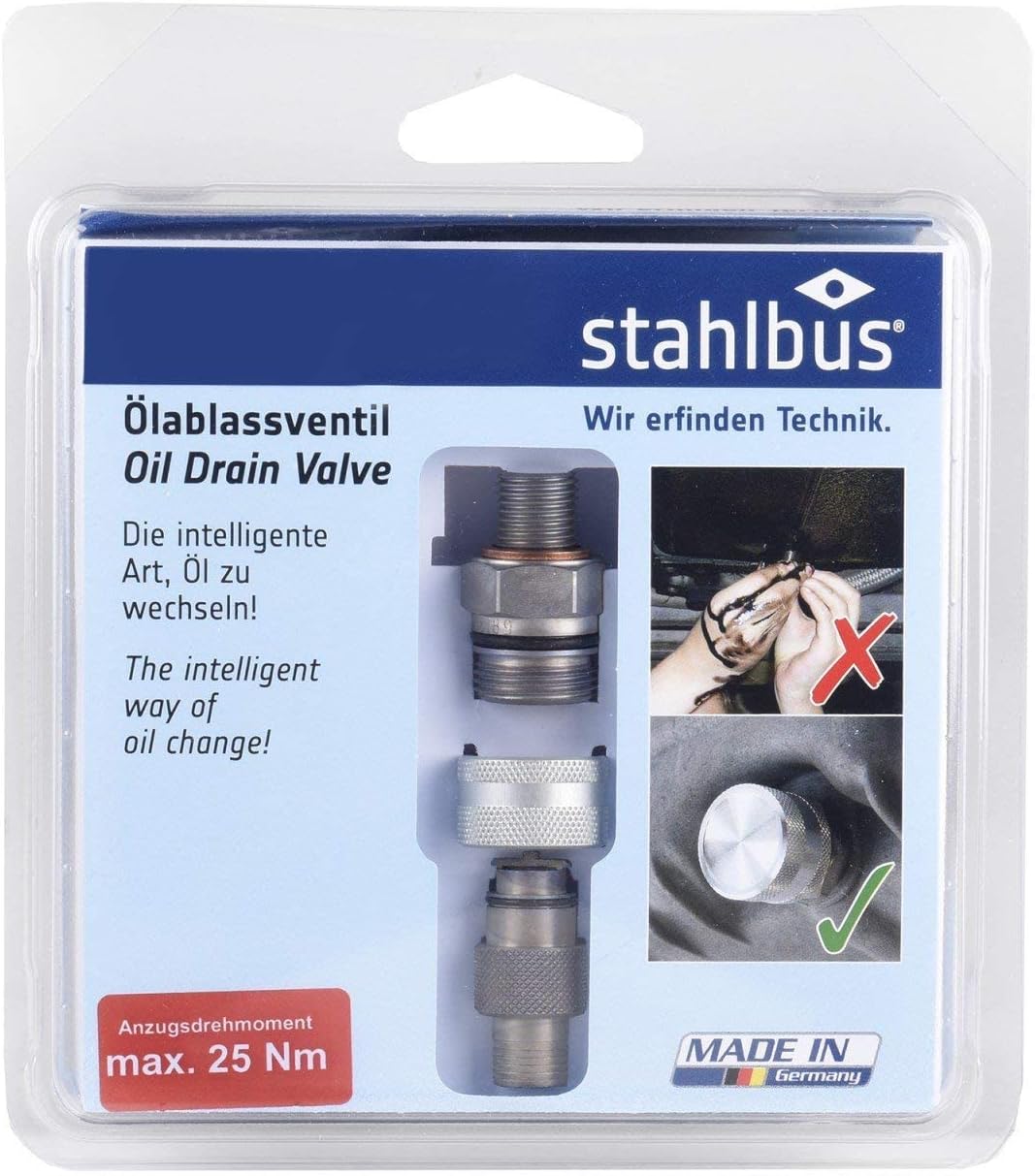 Oil Drain Valve Plug M14x1.5x12mm Steel Pack of 2 S164594