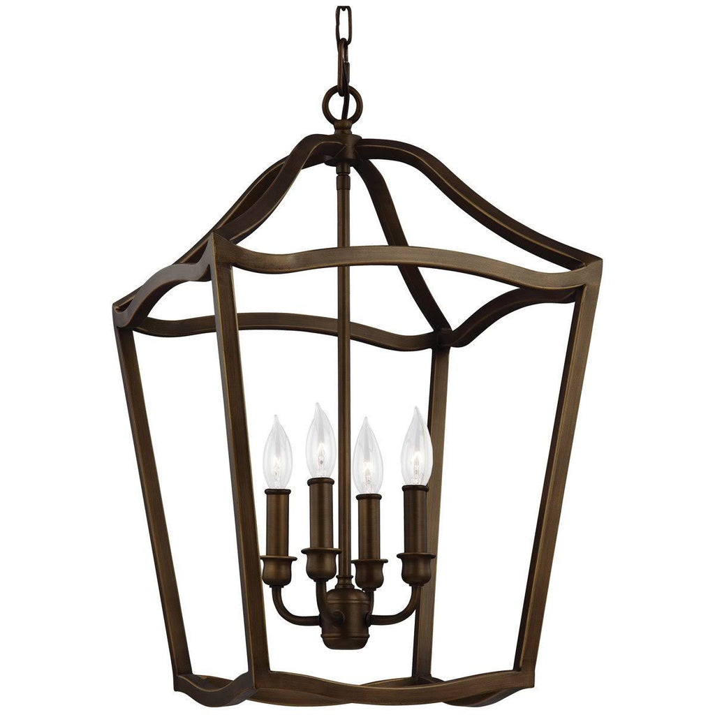 Antique Forged Iron 4 - Light Foyer Y764187