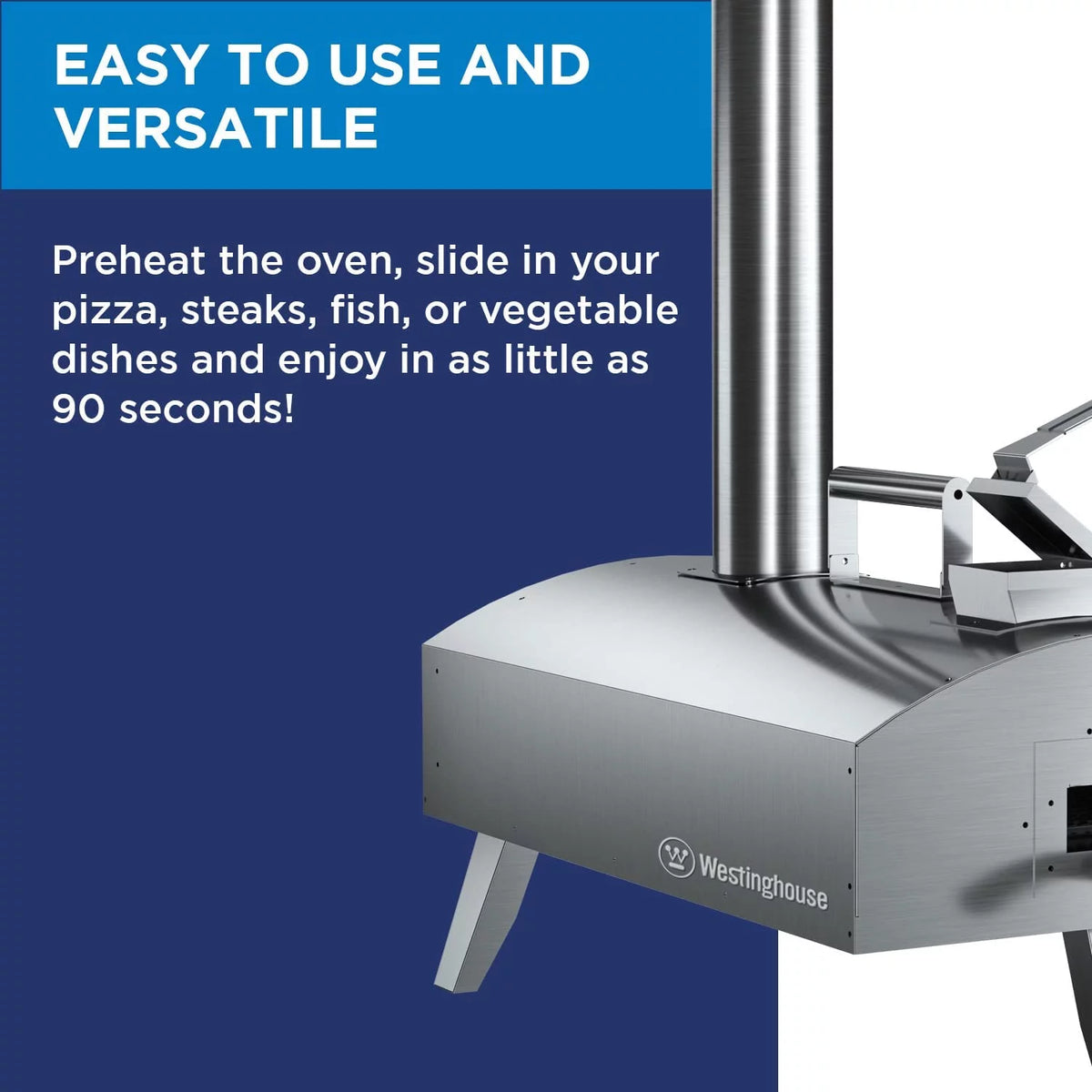 Stainless Steel Wood Pellet Outdoor Pizza Oven A60056
