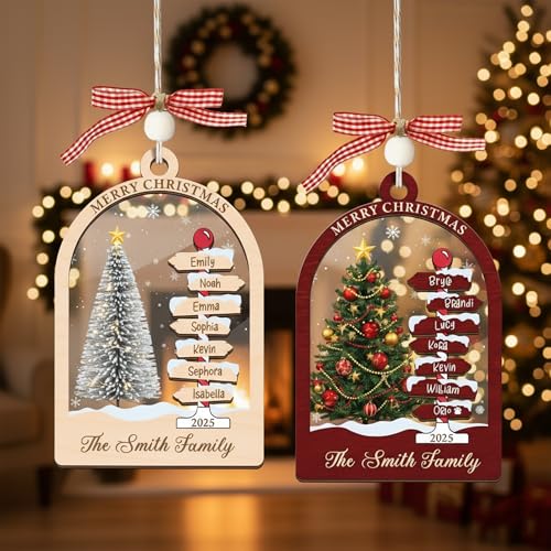 Personalized Christmas Wooden Ornament R3571