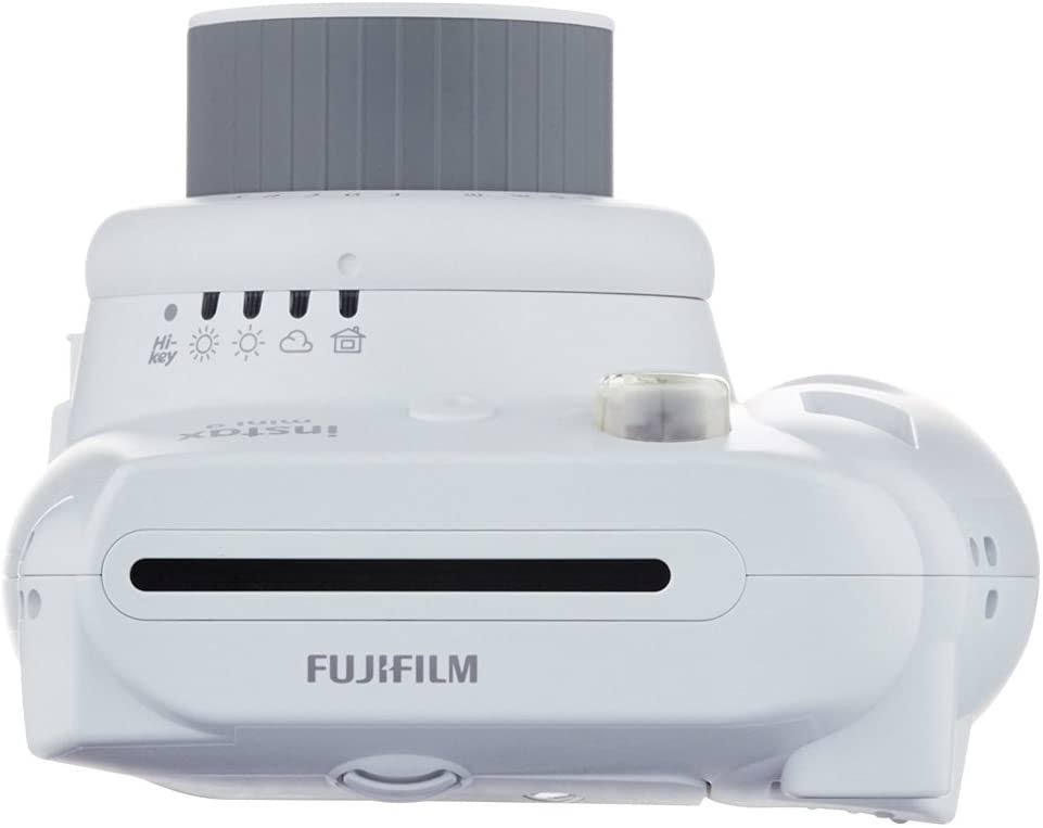 Smokey White Instant Film Camera with 40 Sheets of Instant Film Y5442