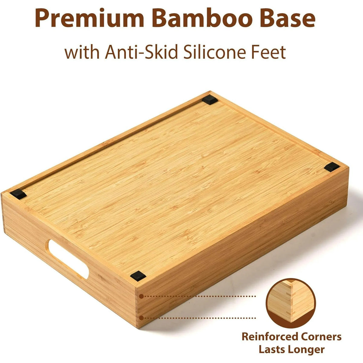 Bamboo Drawer Caddy with Adjustable Dividers Q68710