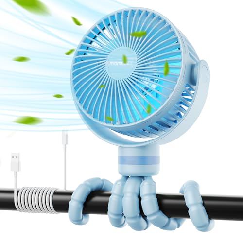 Portable Stroller Fan 8000mAh 4 Speed USB Rechargeable P46072