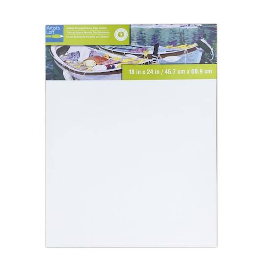 6 Pack Heavy Duty White Canvas 18x22 24x22 W460188