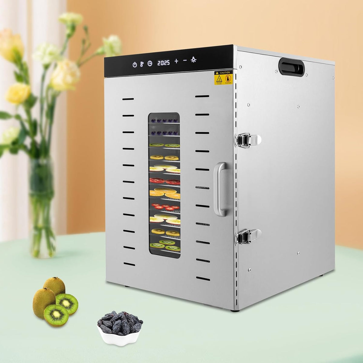 16 Trays Stainless Steel Food Dehydrator T708570