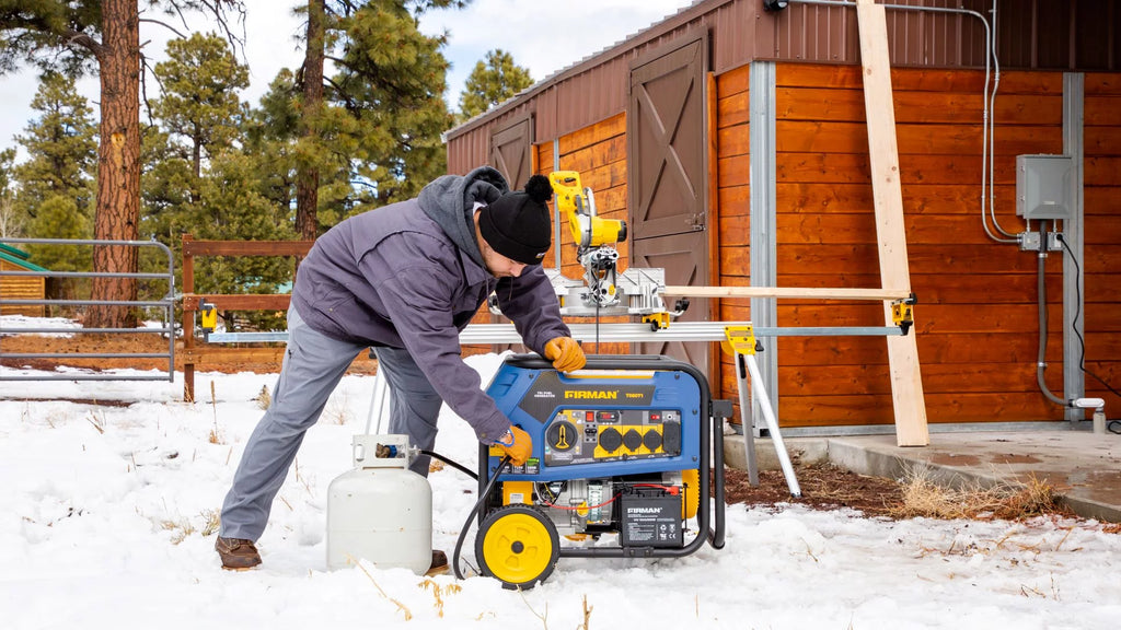 10,000 Watt Tri Fuel Portable Generator with Electric Starter O3030