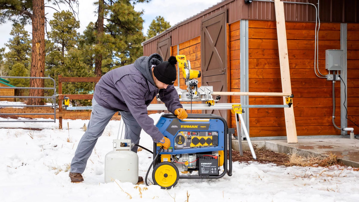 10,000 Watt Tri Fuel Portable Generator with Electric Starter O3030