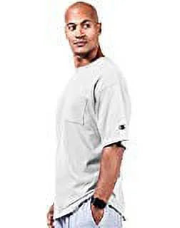 White Cotton Jersey Pocket T-Shirt O733080