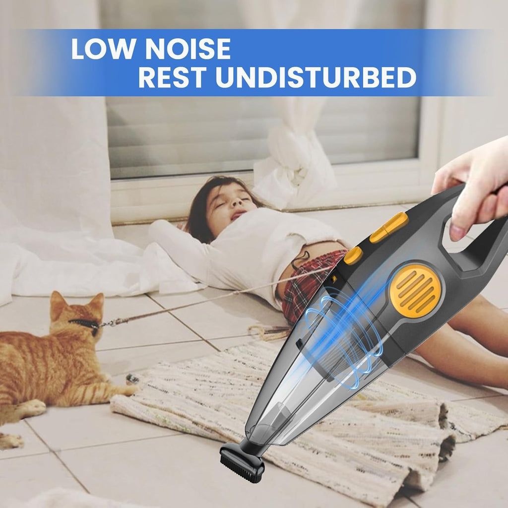 Cordless Rechargeable Portable Vacuum (Gray & Black) X9561