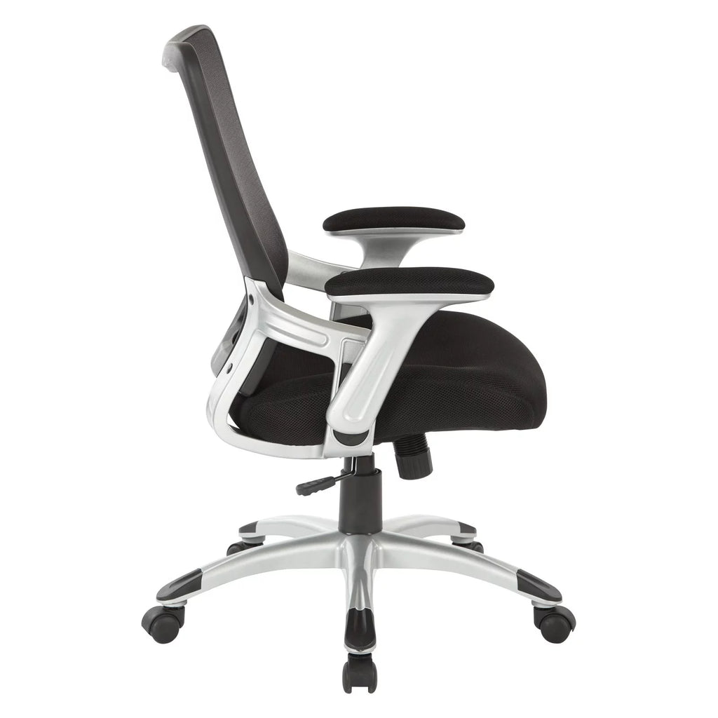 Black Mesh Screen Back Chair F8873