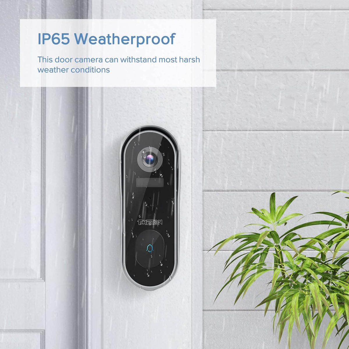 1080P HD WiFi Wireless Video Doorbell Camera with Chime N1301