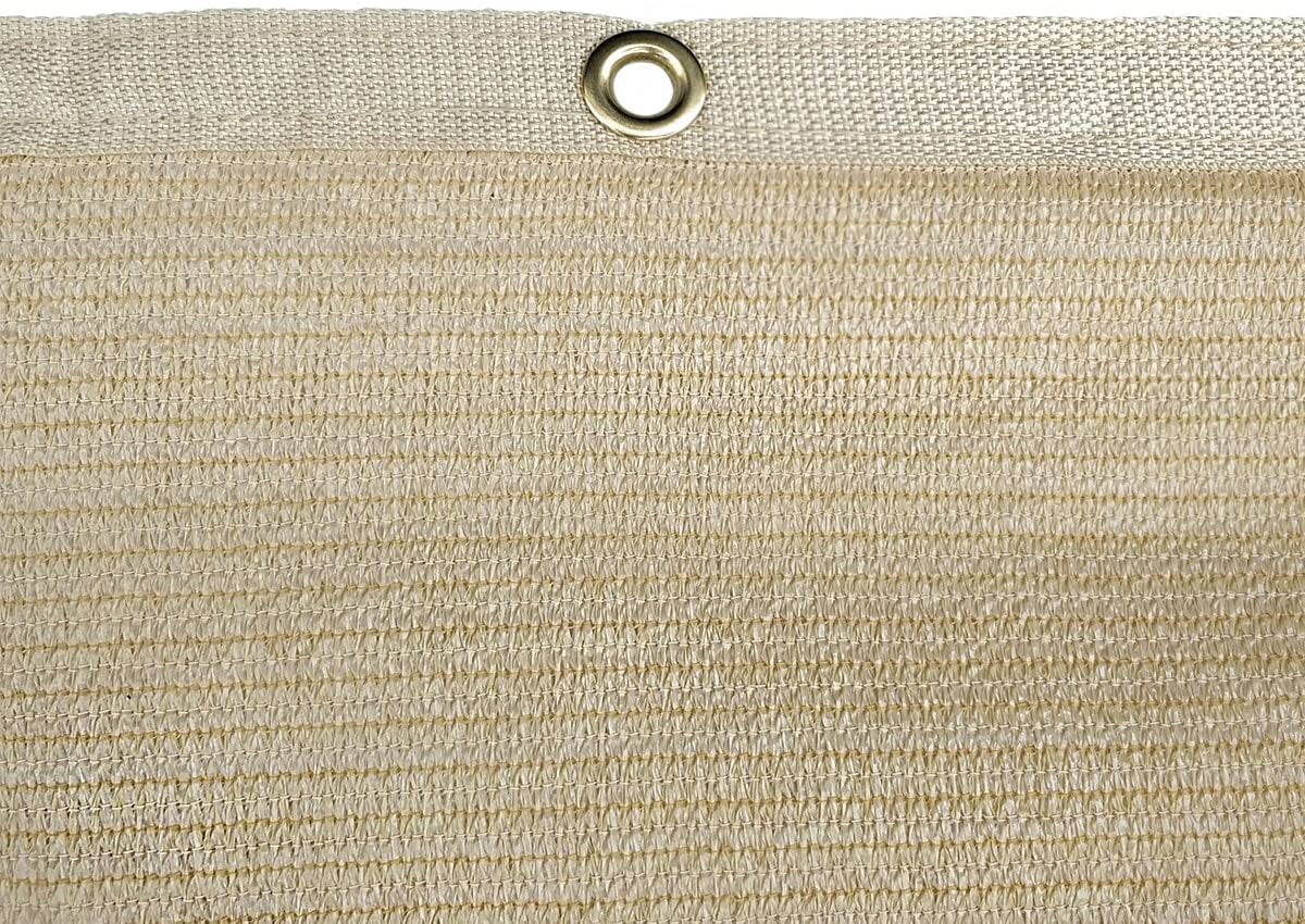 RV Awning Privacy Screen Shade Panel Kit Sunblock Drop 8 x 16ft, Wheat K9945