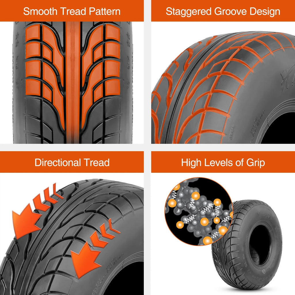 145/70-6 Go Kart ATV Tires Set 2 K4329