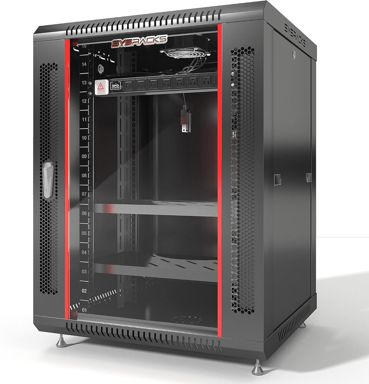 15U Locking Wall Mount Server Rack O295