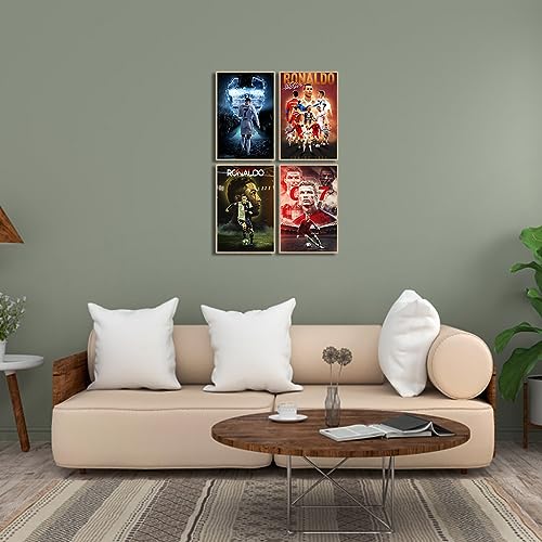 Set of 4 Unframed Canvas Wall Posters 08 in. X 12 in. O71790