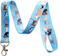 Lanyard Key Chain Id Badge Holder Pack of 2 Q94449
