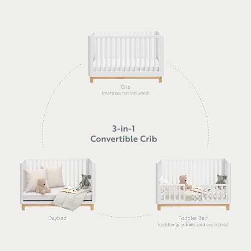 White 3-in-1 Convertible Crib X105531
