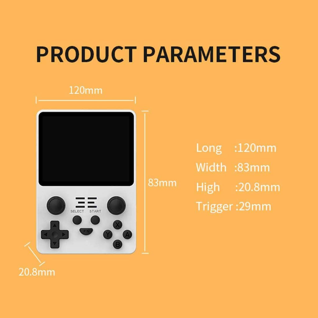 Yellow 3.5 Inch Handheld Game Console A4746