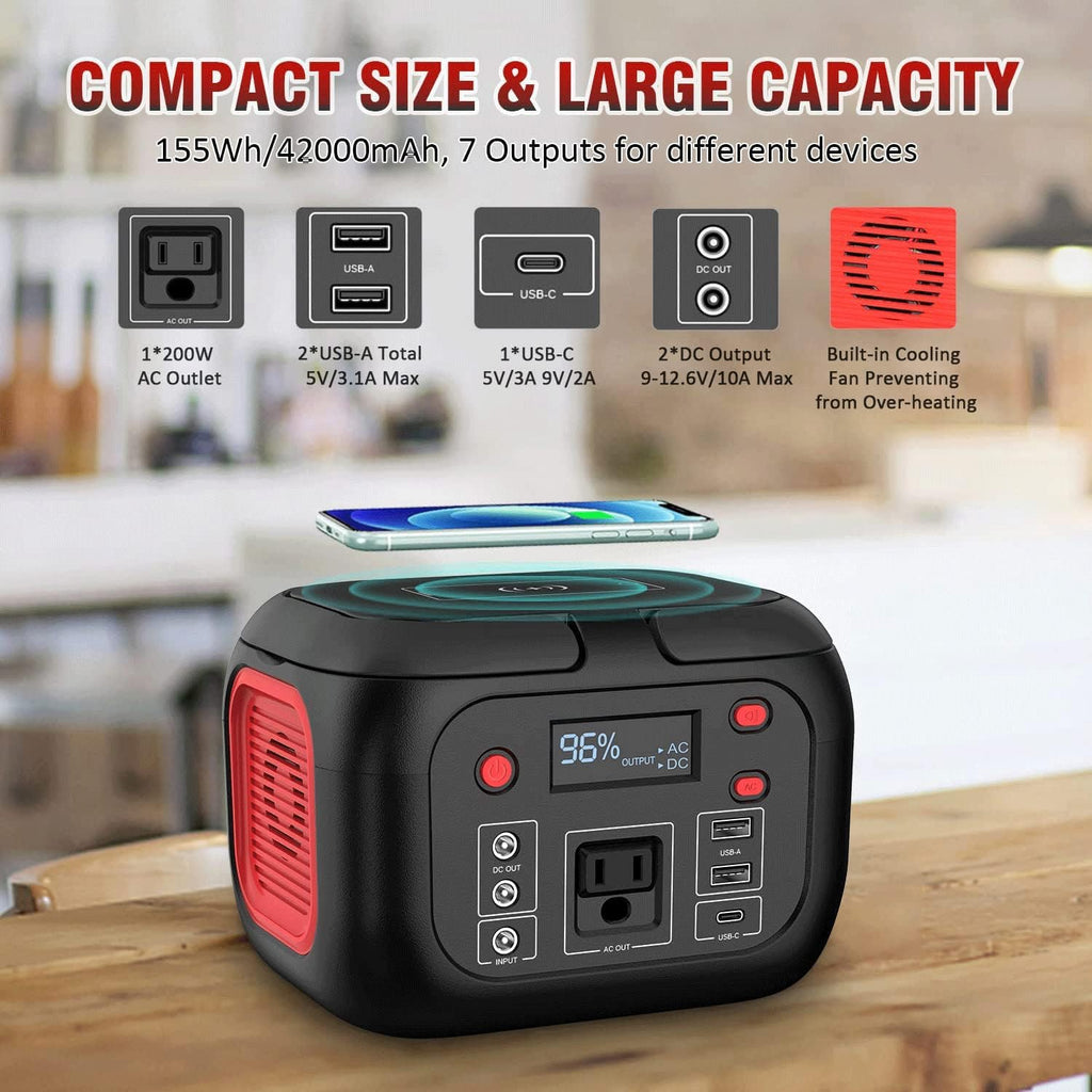 42000mAh 200W Power Bank with AC Outlet O71526