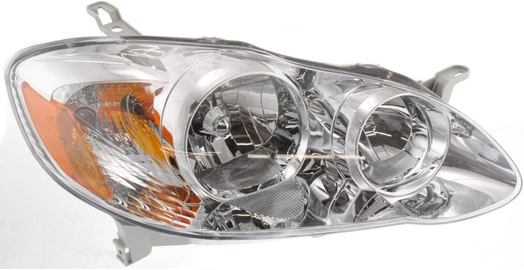 Passenger Side Headlight for Toyota Corolla 2005 2006 2007 2008 I340293