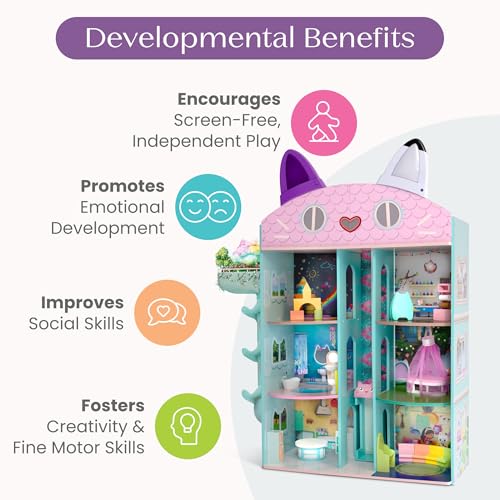 Pretend Play Playhouse with 20 Accessories D74911