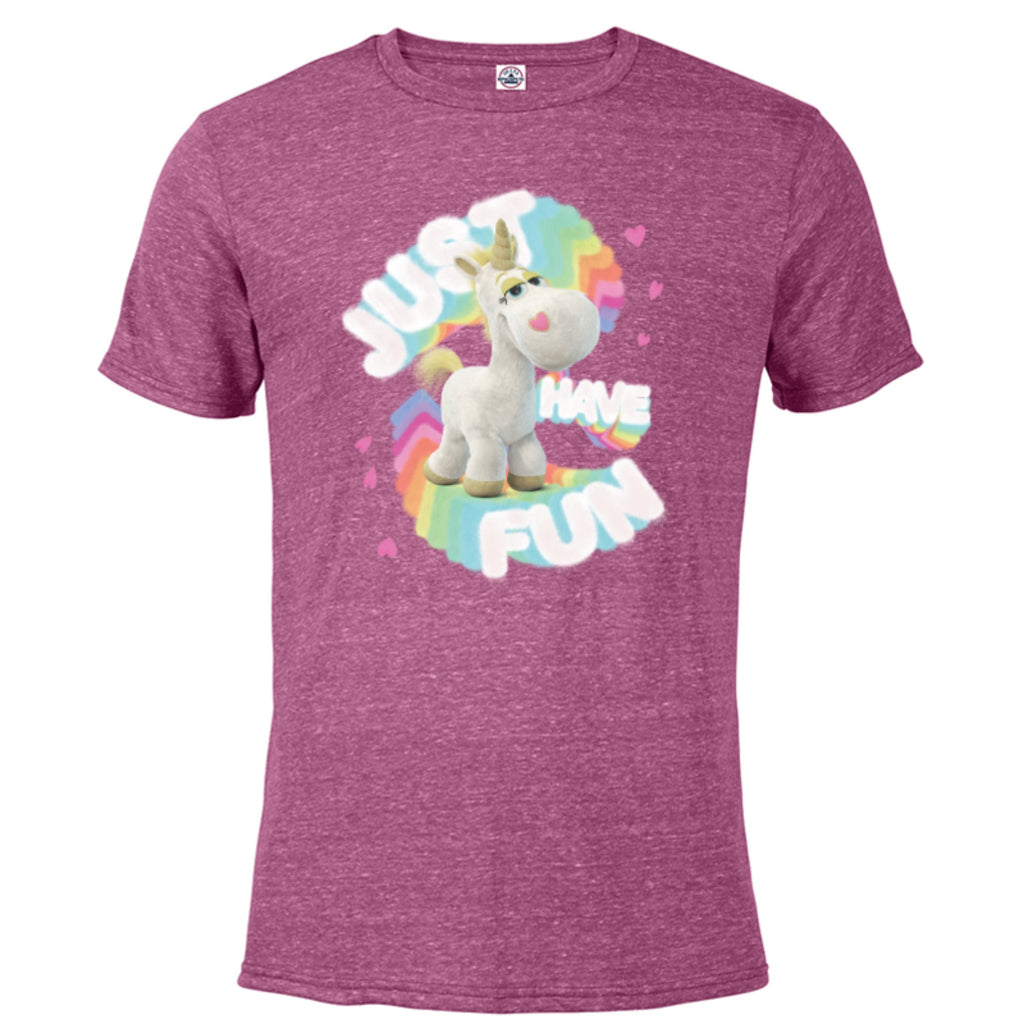 Berry Snow Heather Short Sleeve Blended T-Shirt A3535