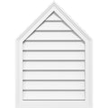 Peaked Top Surface Mount PVC Gable Vent C76928