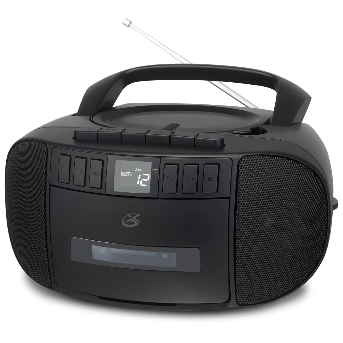 Black Cassette/CD/Radio Boombox F244