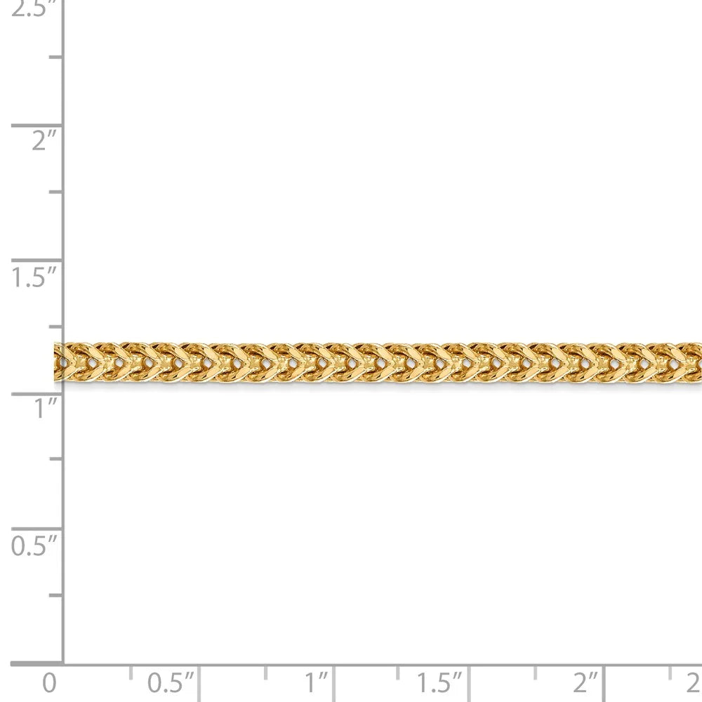 14kt Yellow Gold 20 inch Franco Chain with Lobster Clasp W4360