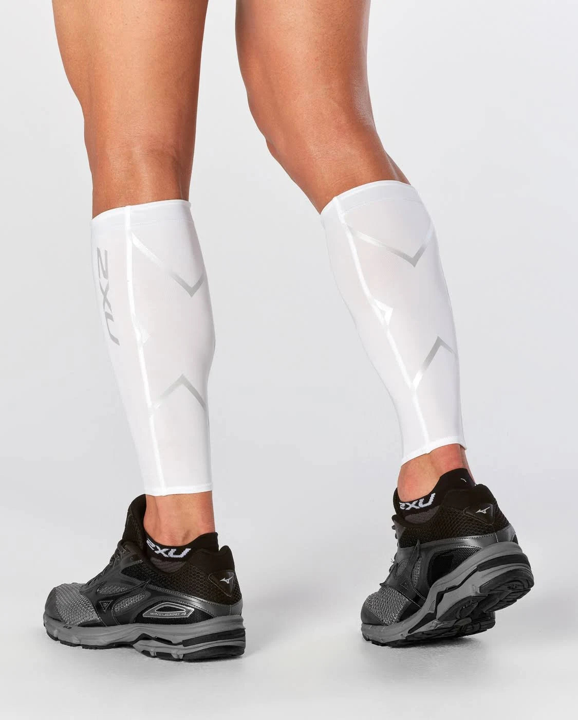 White Compression Calf Guard O643