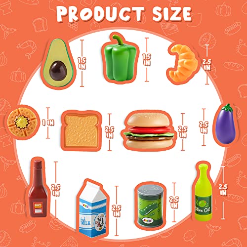 135 Pieces Play Food Set B4388