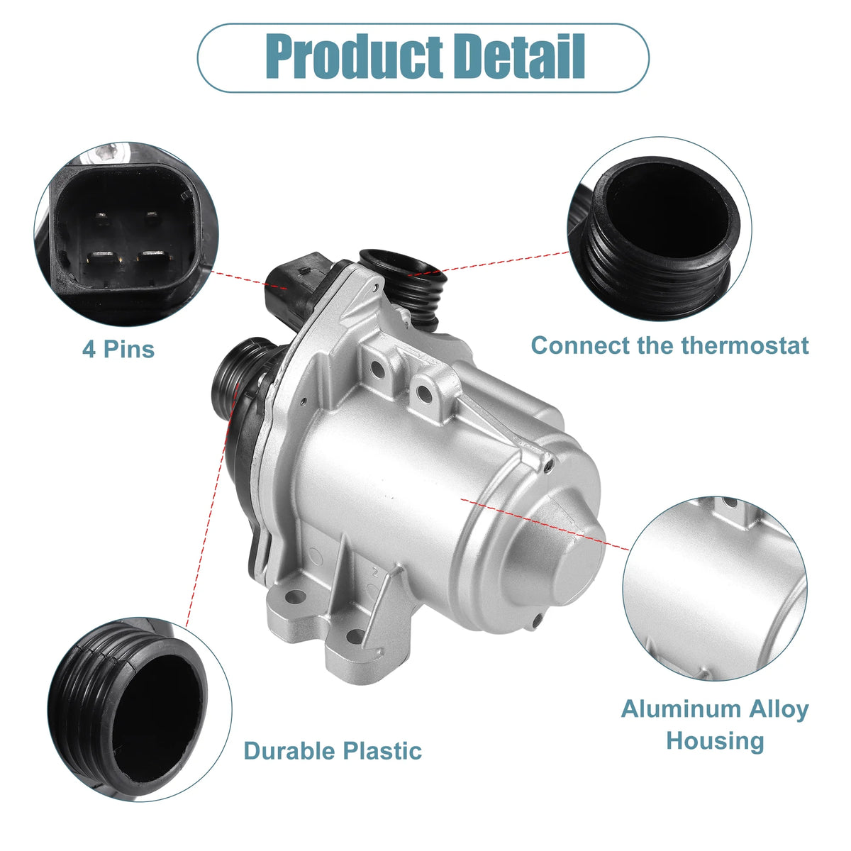 Car Drive Motor Inverter Cooler Water Pump R1645