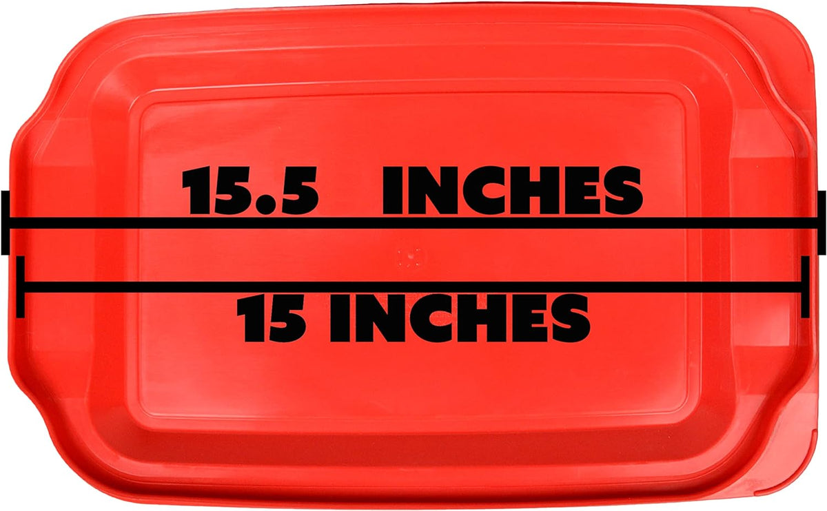 3qt Red Food Storage Lid E355