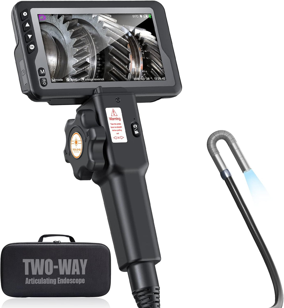 Articulating Borescope with 4.5inch LCD Monitor K9112