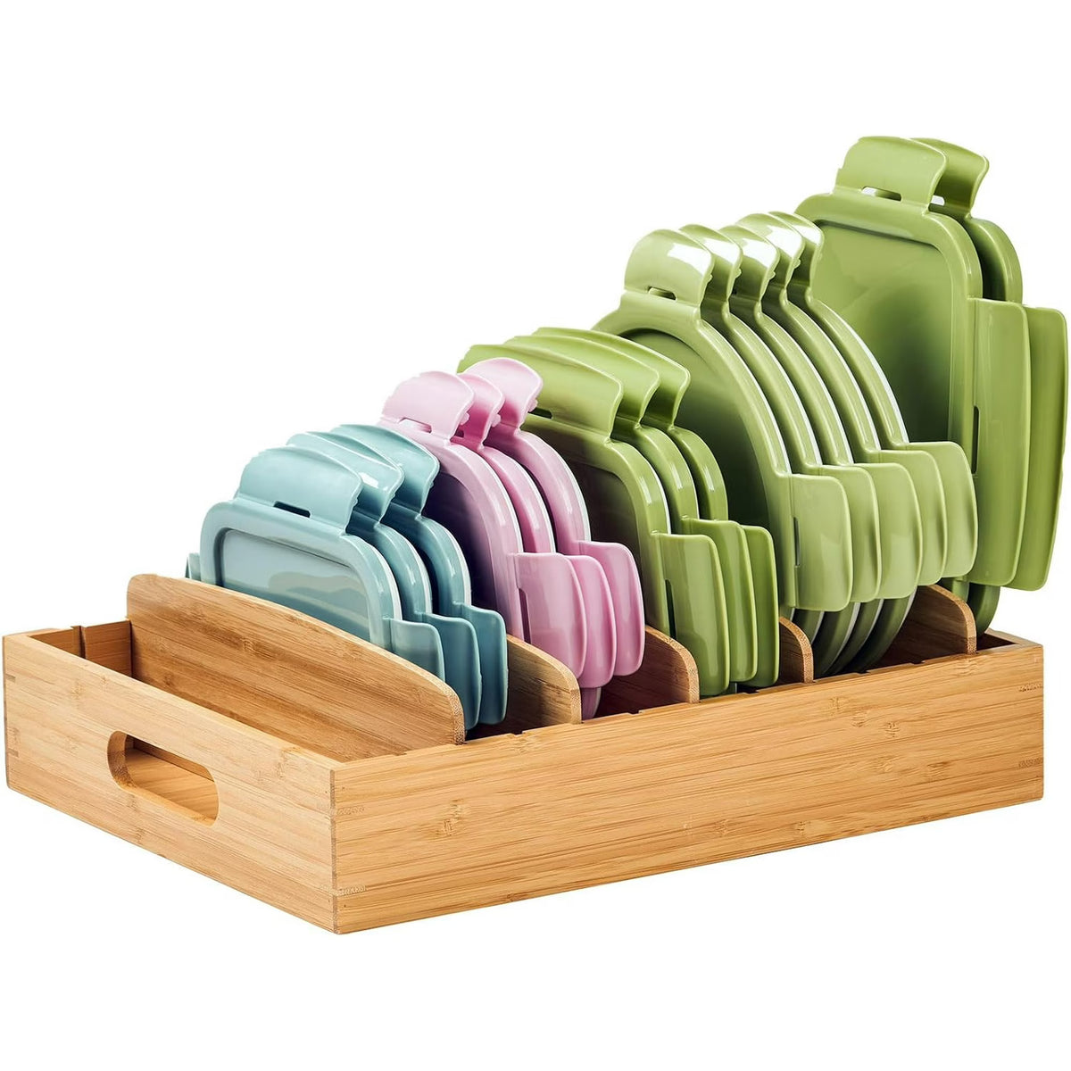Bamboo Drawer Caddy with Adjustable Dividers Q68710