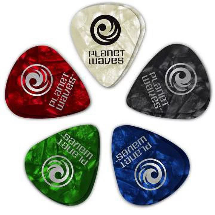 Medium Celluloid Guitar Picks, 100 pack Q305496
