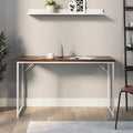 Computer Desk with White Frame H75297