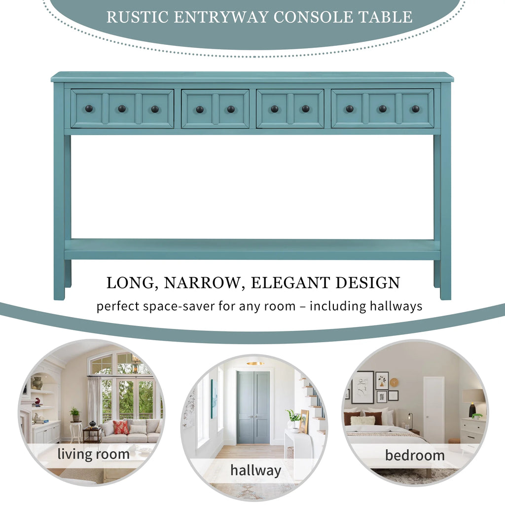 Rustic Entryway Console Table O16445