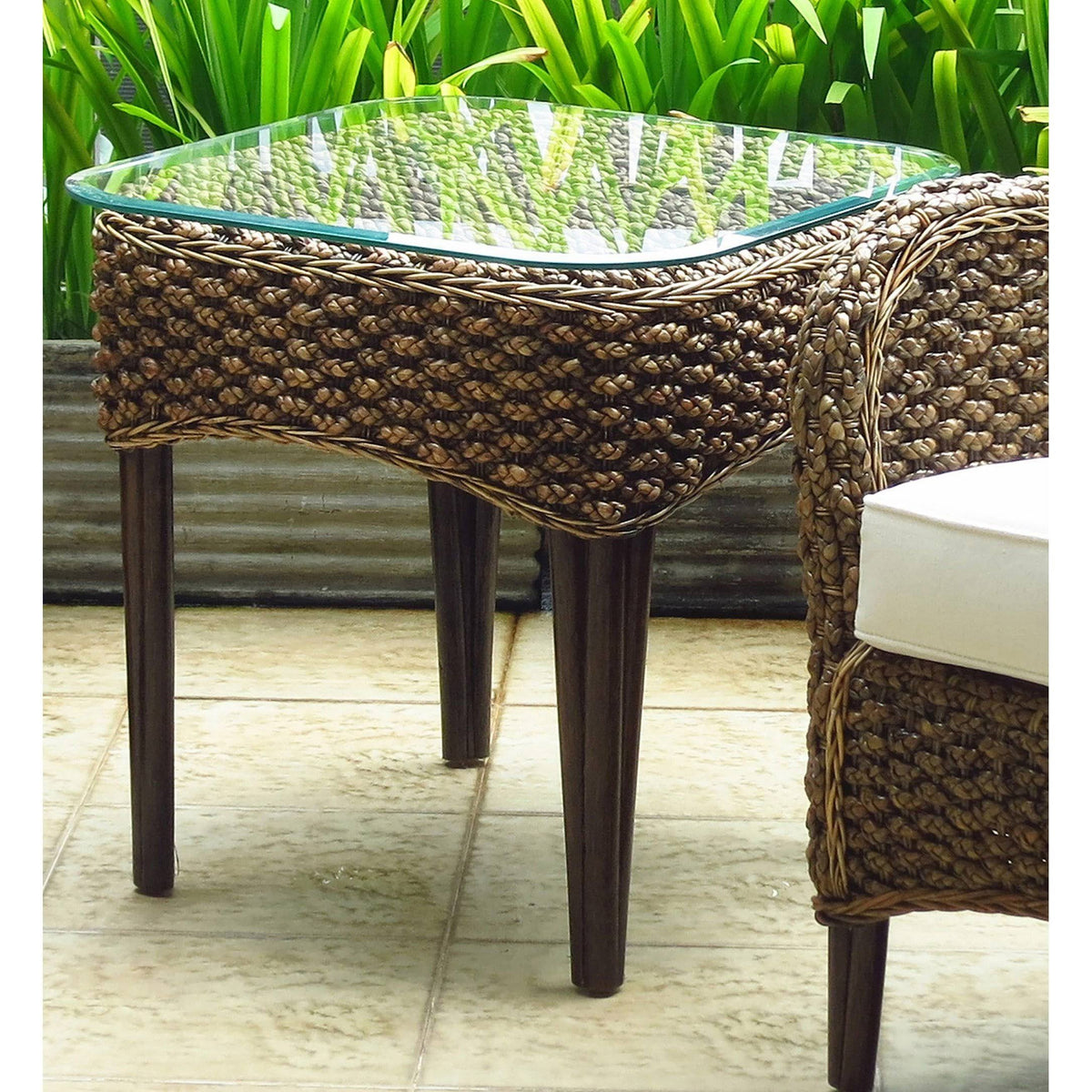 Glass End Table G572