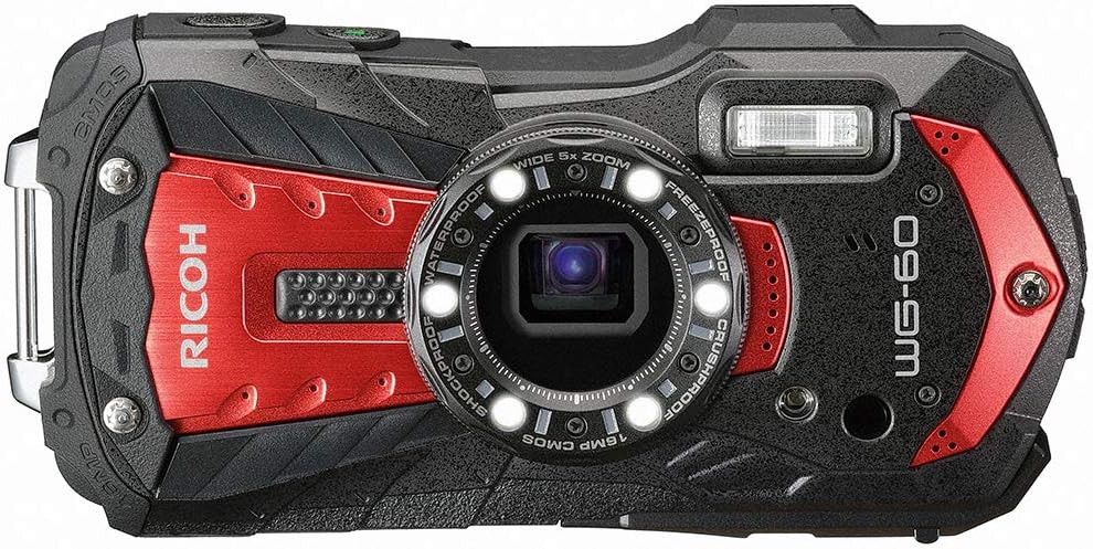 Red Waterproof Camera 16MP D1869