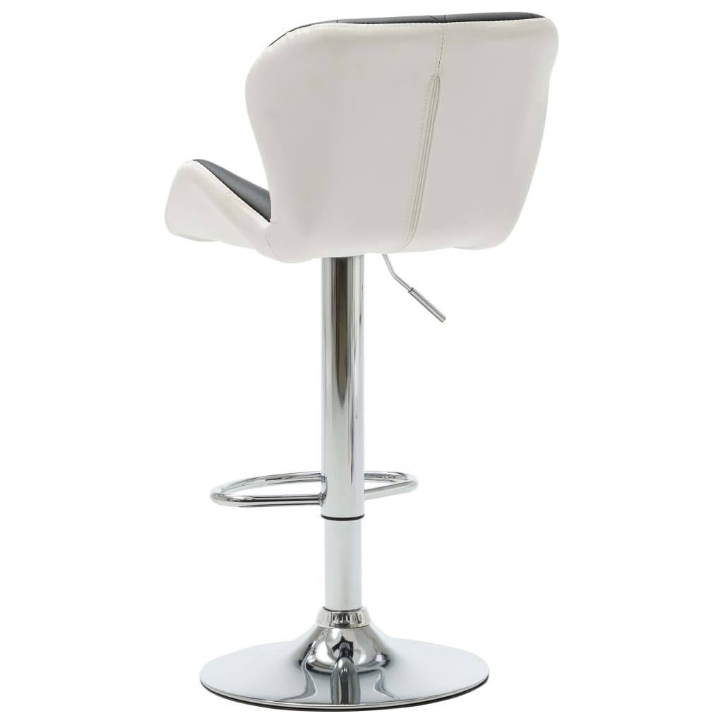 Orange Faux Leather Bar Stool N69816