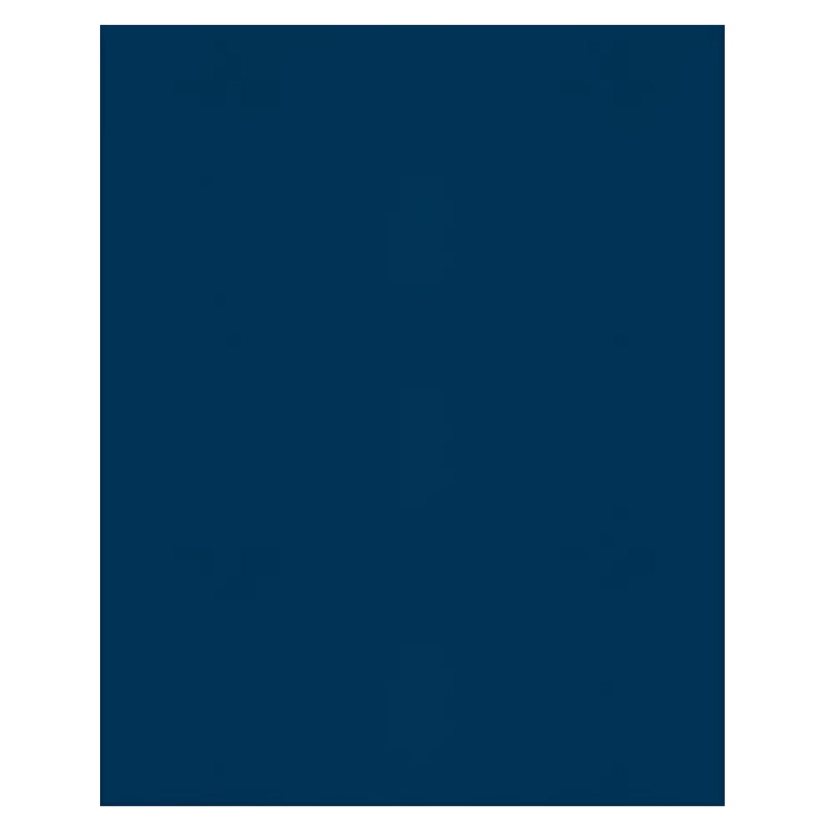 2-Pocket Paper Folders, Dark Blue, Pack of 25 A595669