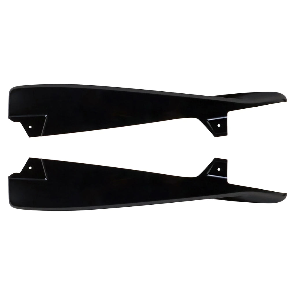 Unpainted Black ABS Side Skirt Spats 2Pieces M3331