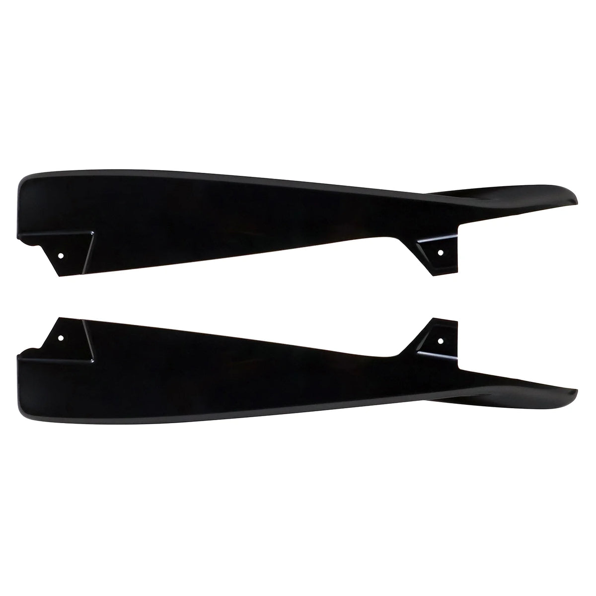 Unpainted Black ABS Side Skirt Spats 2Pieces M3331