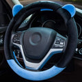 Pink Plush Car Steering Wheel Cover R425363