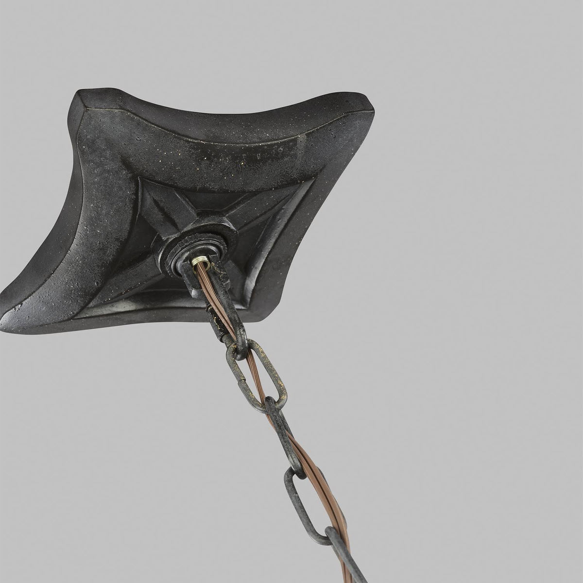 Antique Forged Iron 4 - Light Foyer Y764187