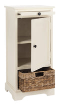 Tall Storage Unit with Pullout Table and Basket M250857